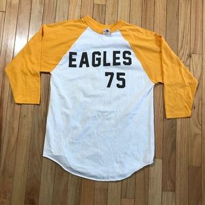 Retro The Eagles Band “Party Plane” Raglan T-shirt